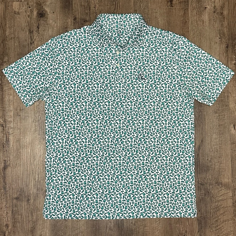 Rhoback "The Dill Ball" Short-sleeve Polo Men's Size L